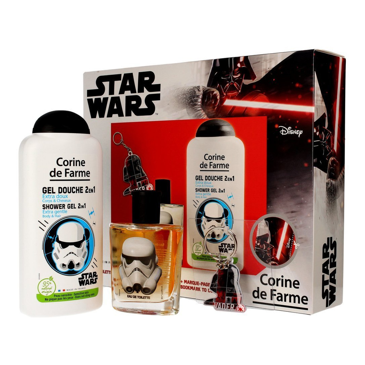 Corine De Farme Disney Zestaw prezentowy Star Wars (woda toaletowa 50ml +żel pod prysznic 250ml+gadżety)
