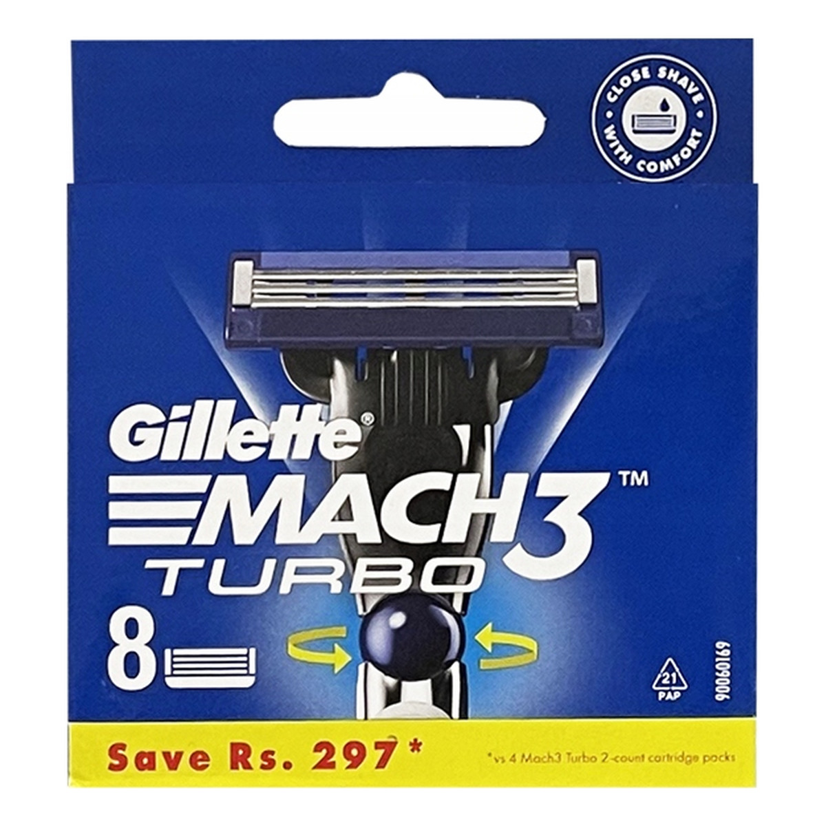 Gillette Mach 3 Wkłady do maszynki Turbo 8szt