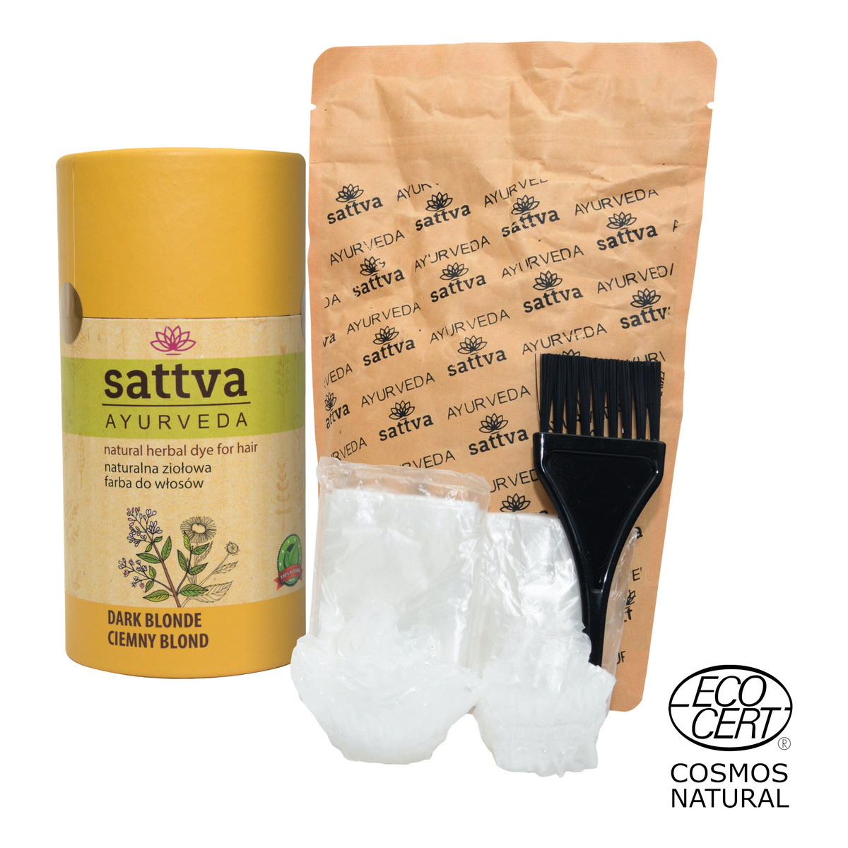 Sattva Naturalna Ziołowa Farba/henna Do Włosów 150g