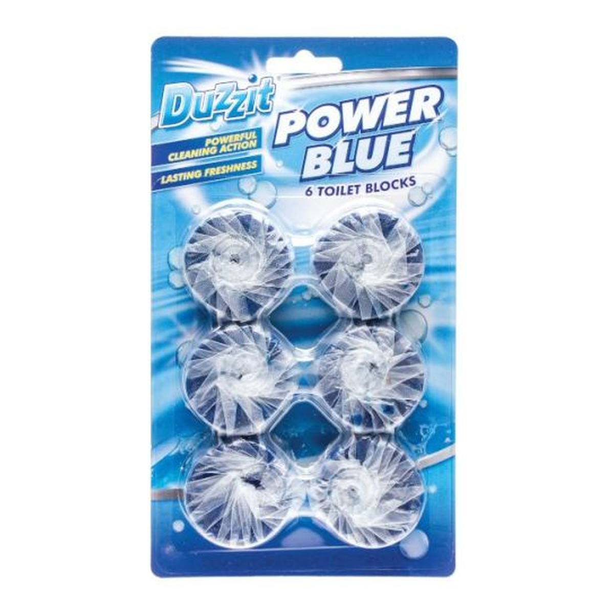 Duzzit Krążki Czyszczące WC Power Blue 6szt