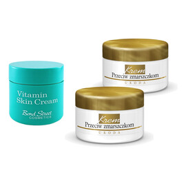 Krem Przeciw Zmarszczkom 2x37ml + Bond Street Krem Witaminowy na noc 75ml