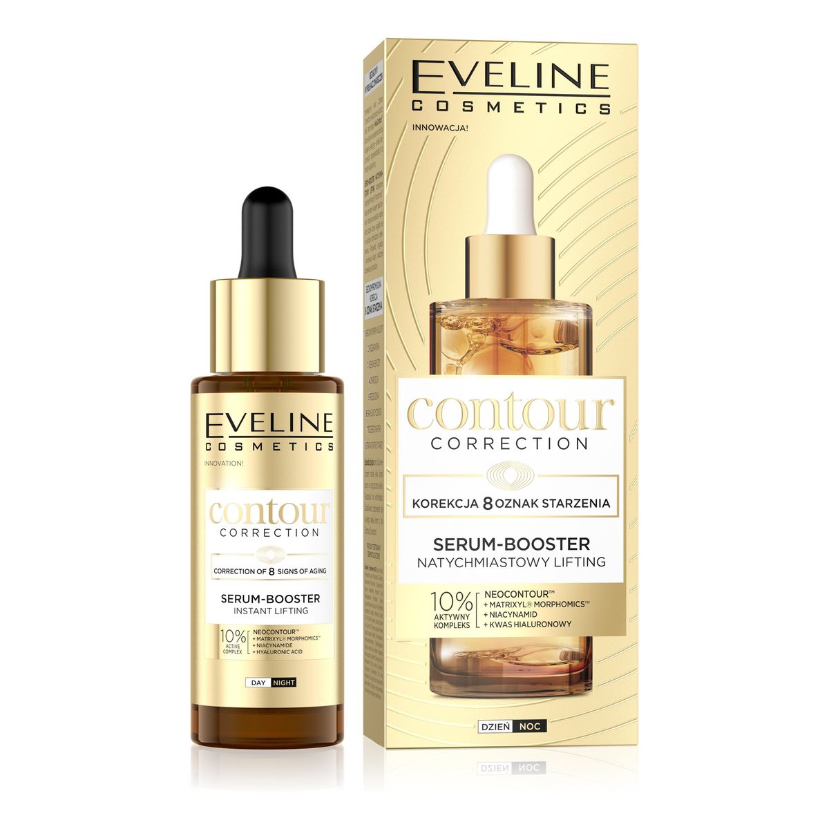 Eveline Contour correction serum booster do twarzy-natychmiastowy lifting 30 ml