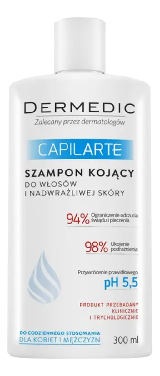 Szampon kojący do włosów i skóry nadwrażliwej