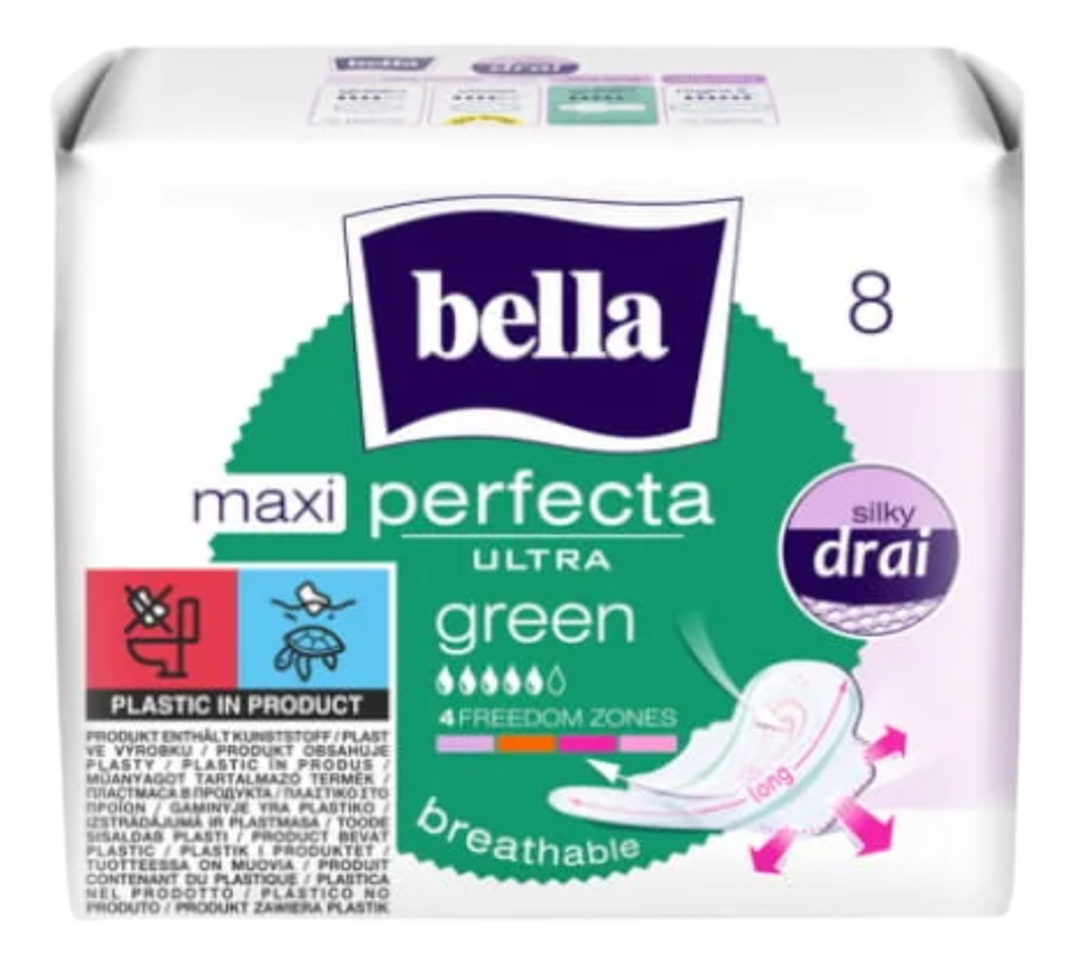 Ultra Maxi Green Podpaski higieniczne 8 szt