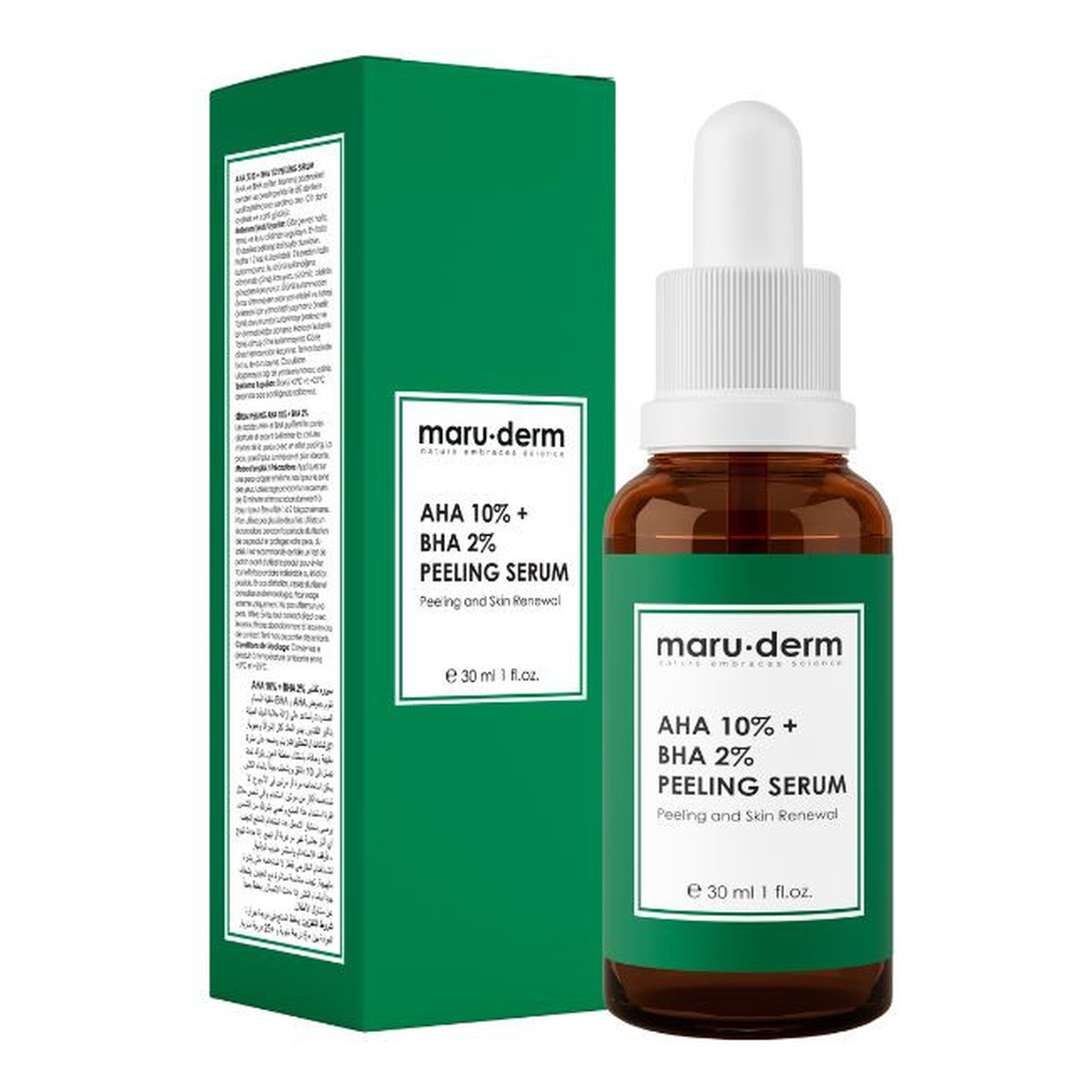Maru-Derm Serum złuszczające do twarzy AHA 10% + BHA 2% 30ml