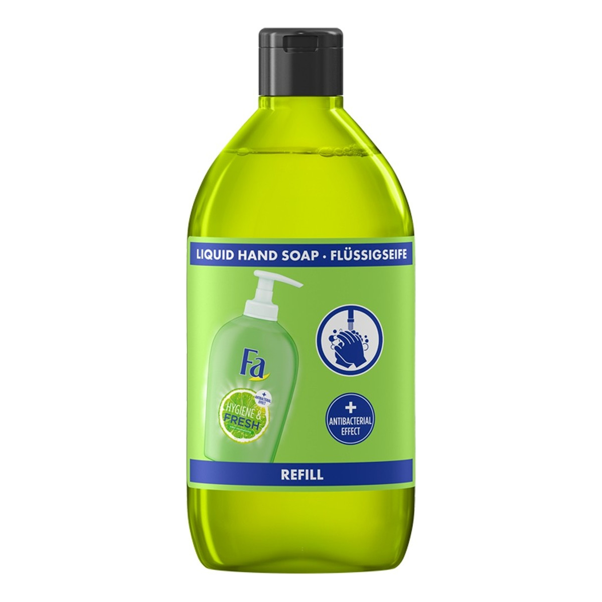 Fa Hygiene & Fresh Mydło w płynie antybakteryjne Lime zapas 385ml