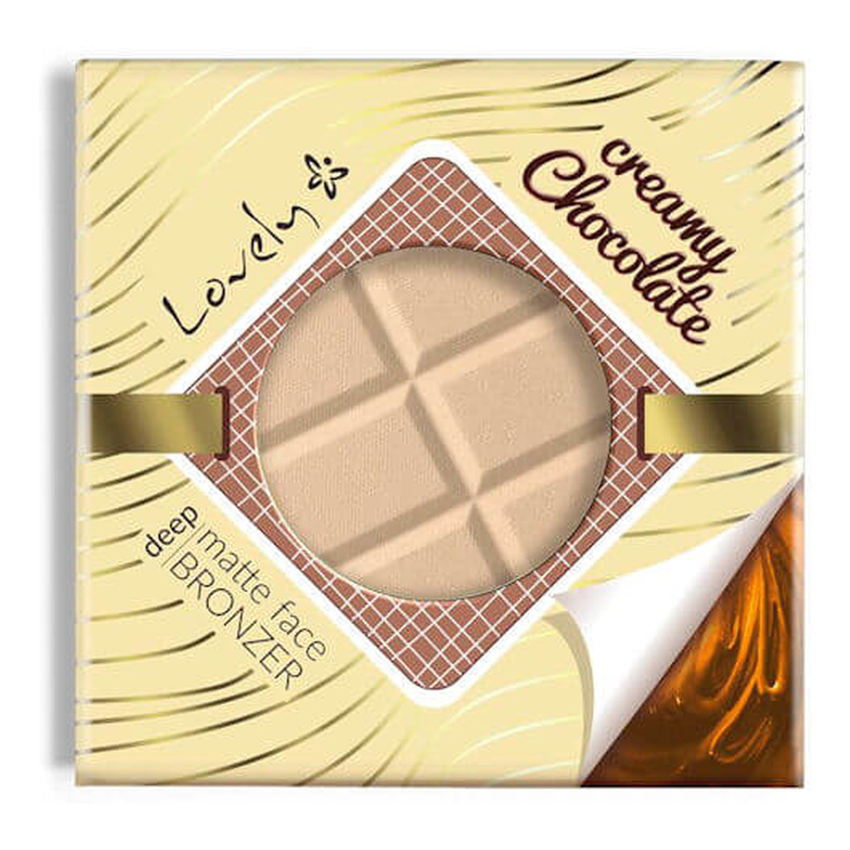 Lovely Creamy Chocolate Czekoladowy Matowy Bronzer Do Twarzy 9g