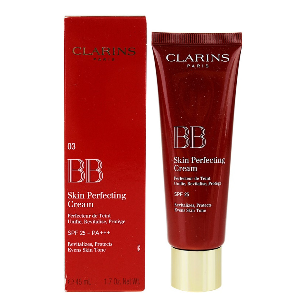 Clarins BB Skin Perfecting krem nawilżająco-upiększająco-ochronny SPF25 45ml
