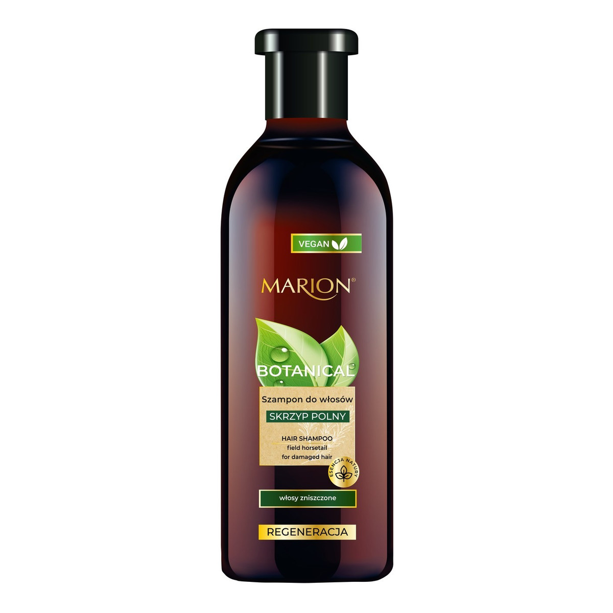 Marion Botanical Vegan Szampon do włosów regenerujący Skrzyp Polny - włosy zniszczone 400ml