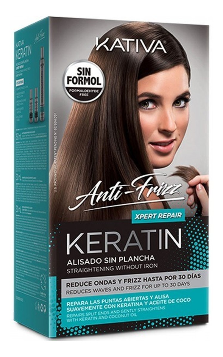 Anti-Frizz Xpert Repair Set Zestaw do keratynowego prostowania włosów