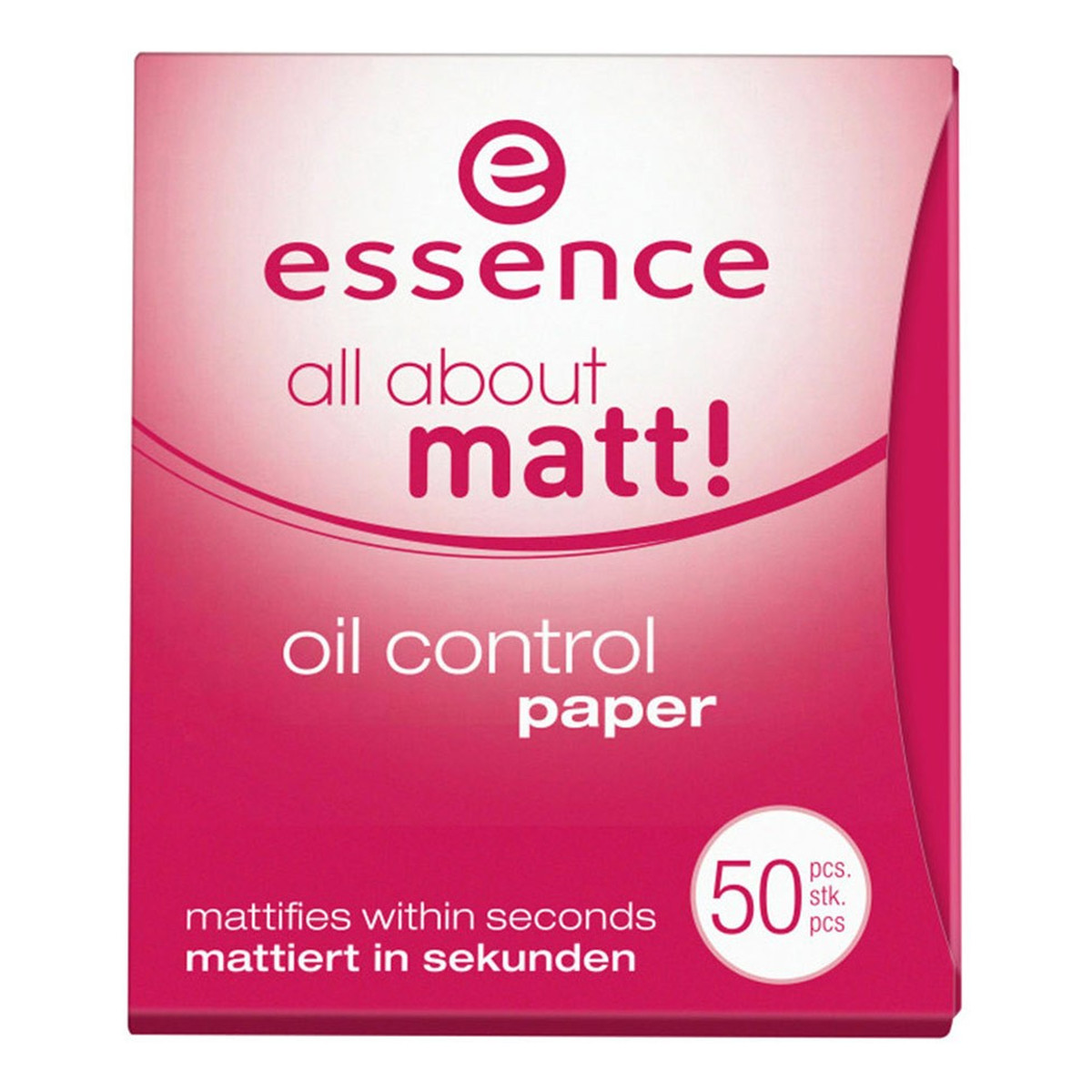 Essence Oil Control Paper All About Matt! Bibułki Matujące