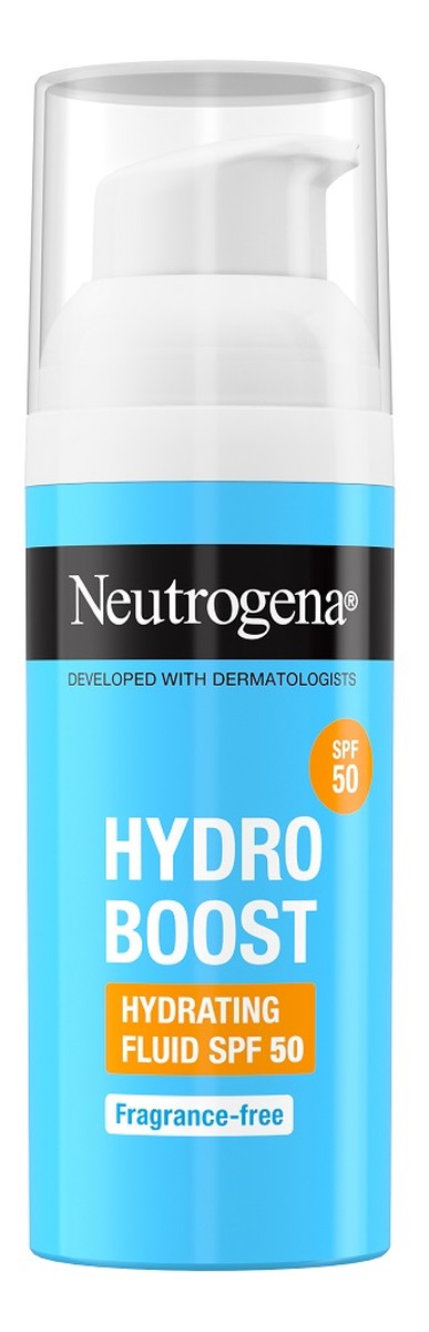 Hydro boost nawadniający fluid do twarzy spf50