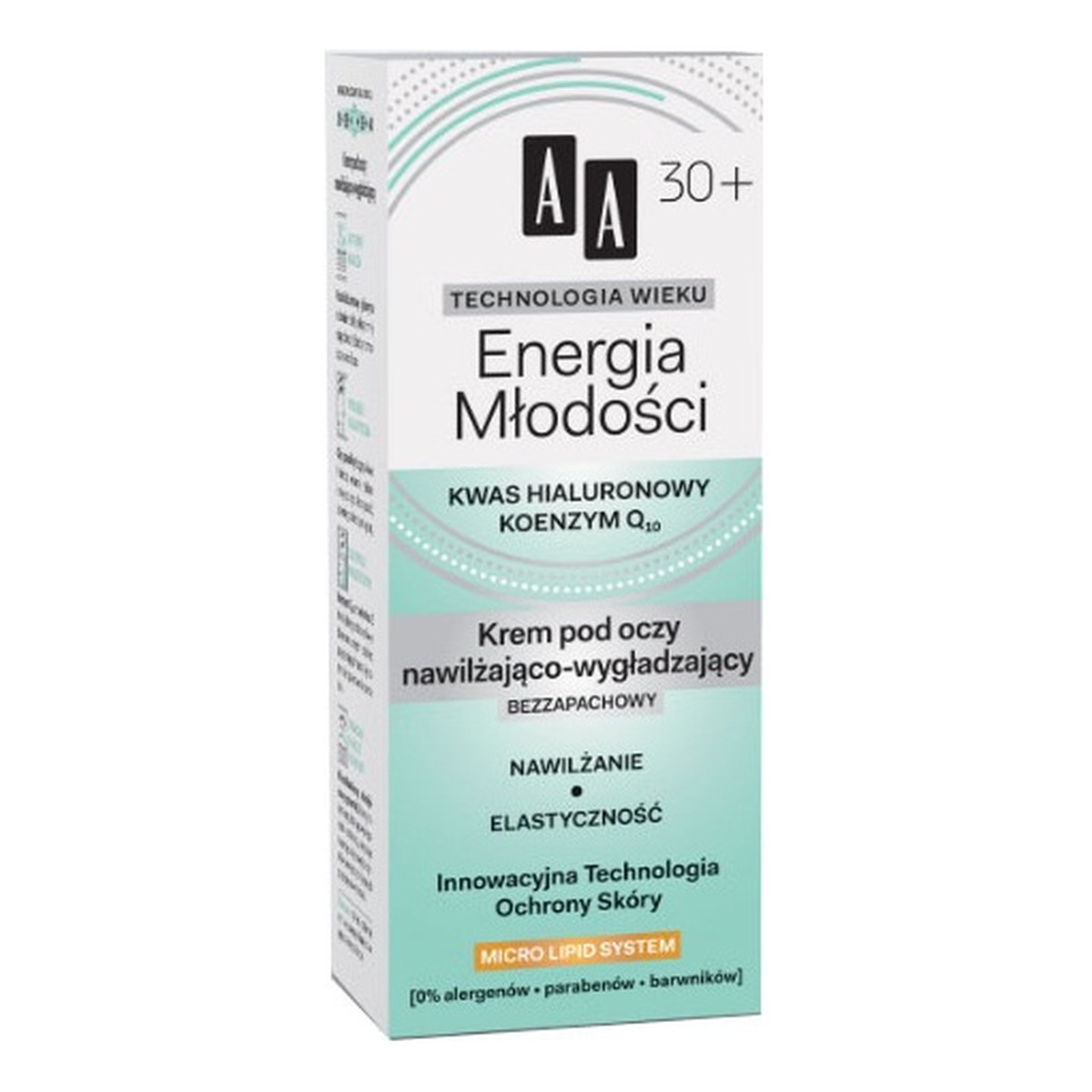 AA Energia Młodości Krem Pod Oczy Nawilżająco Wygładzający 15ml