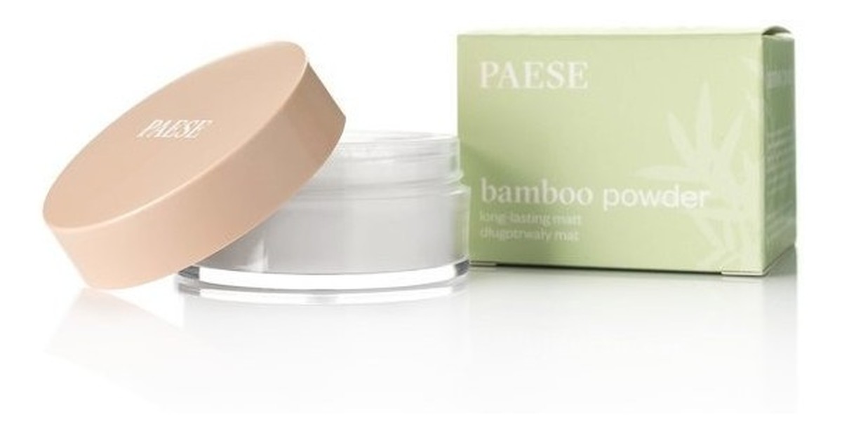 Matujący puder bambusowy do cery mieszanej i tłustej