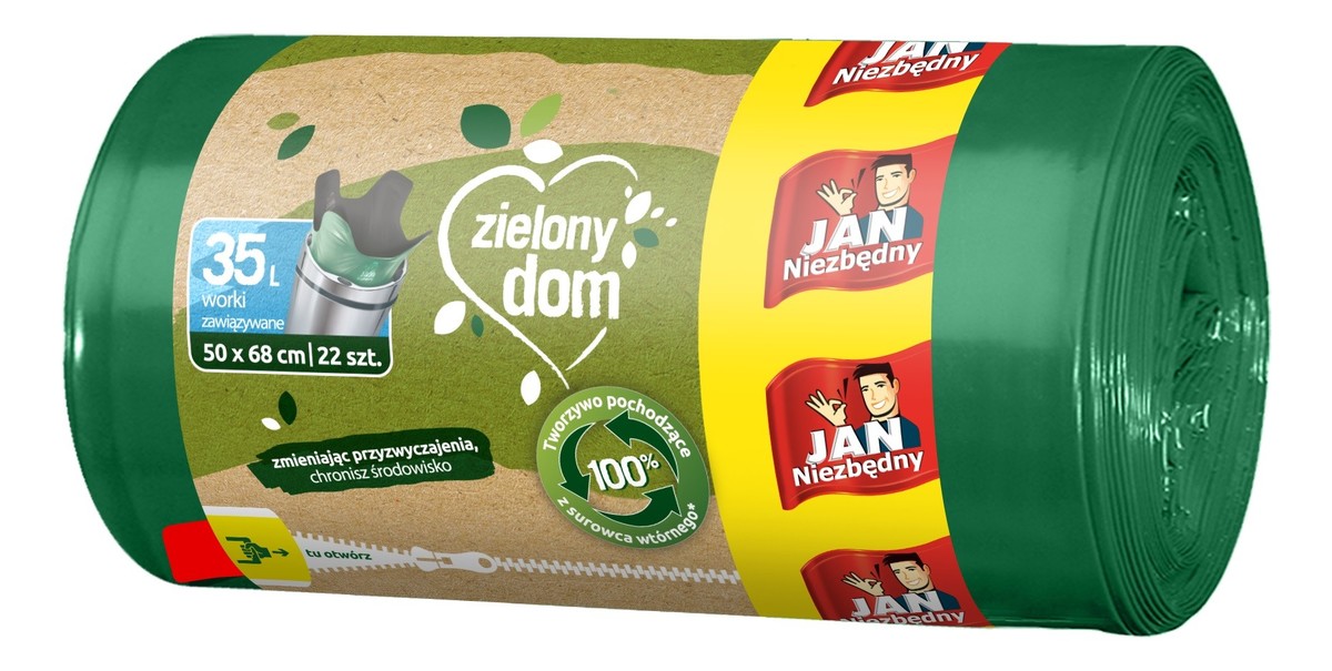 Worki zawiązywane LD 35l 1op.-22szt