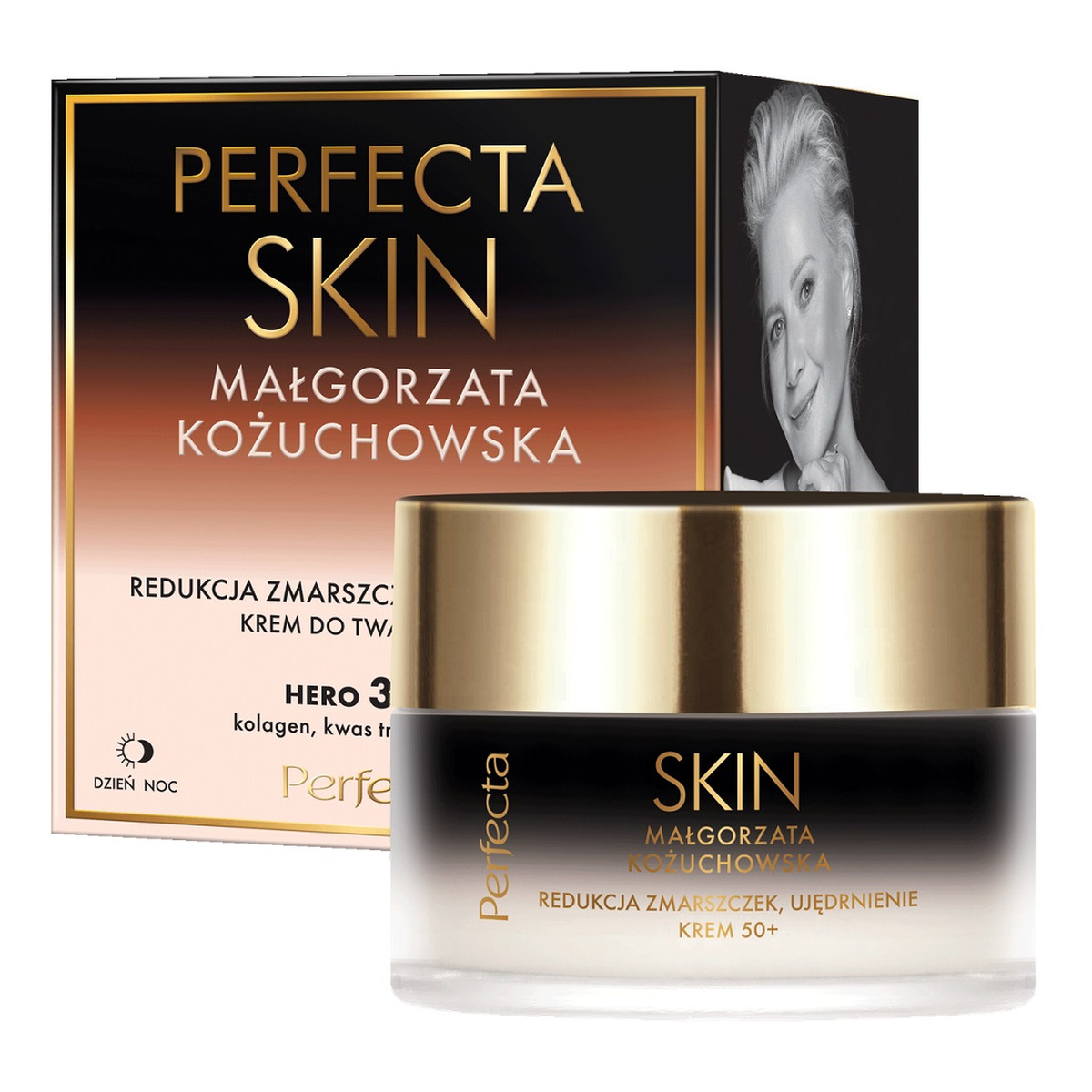 Perfecta Skin Małgorzata Kożuchowska ujędrniający Krem na dzień i na noc 50+ 50ml