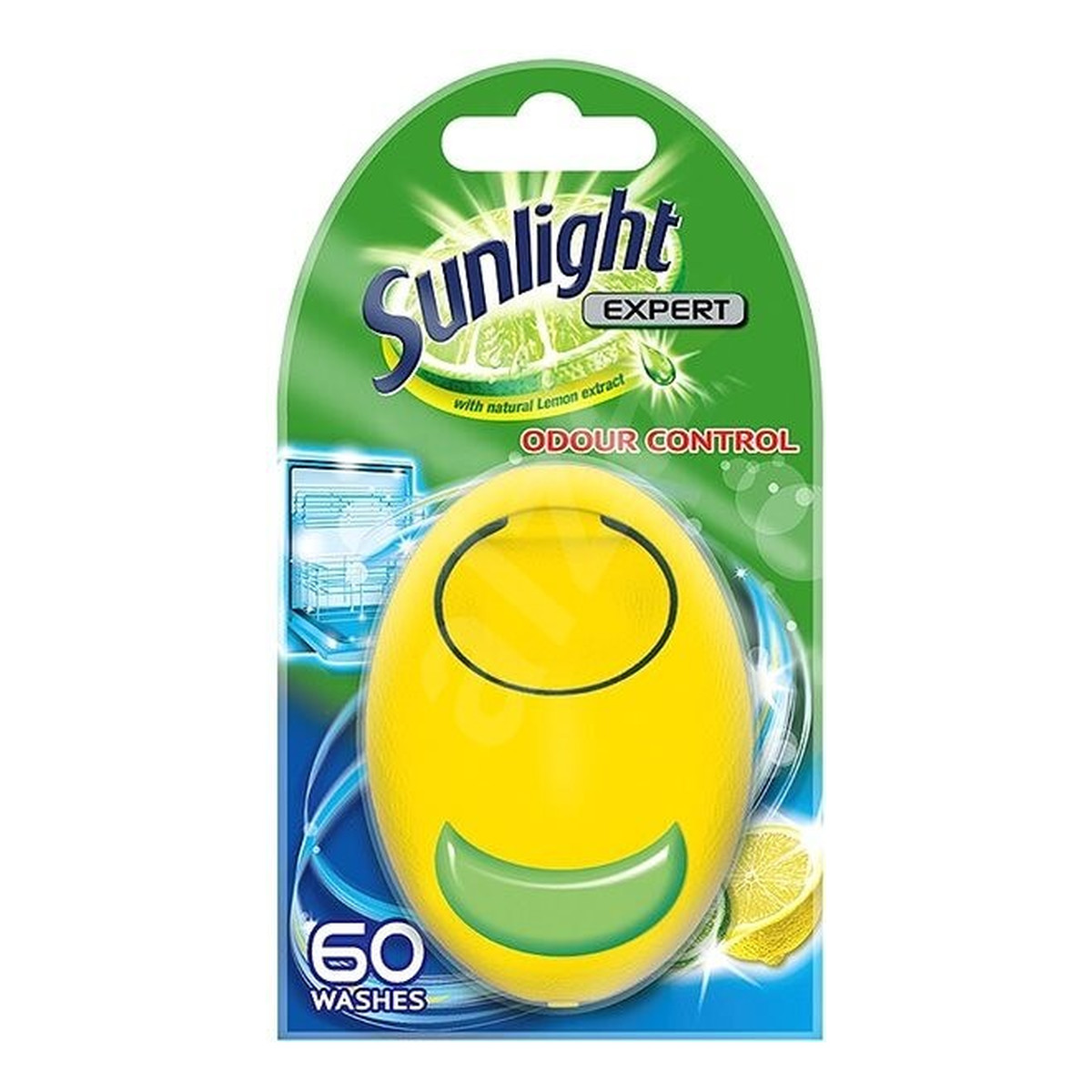 Sunlight Expert Odour Control odświeżacz do zmywarki Lemon Fresh 3g