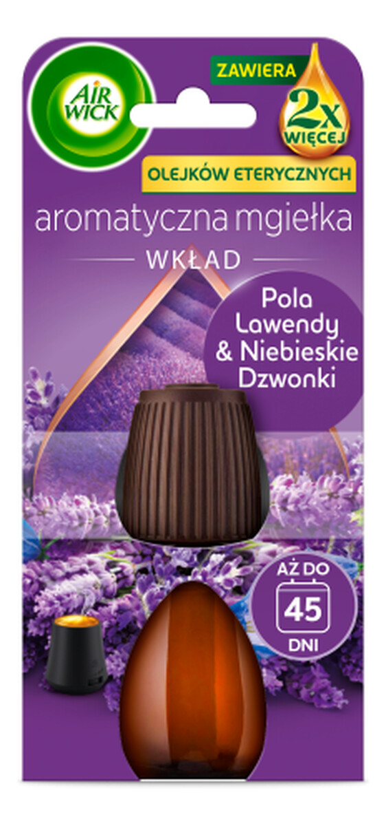 Mgiełka z olejkami zapas Pola Lawendy & Niebieskie Dzwonki