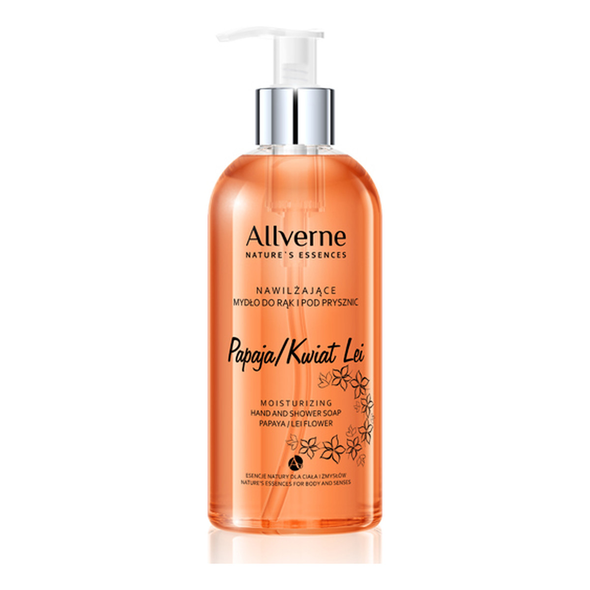 Allvernum Nature's Essences Mydło do rąk i pod prysznic Papaja Kwiat Lei 300ml