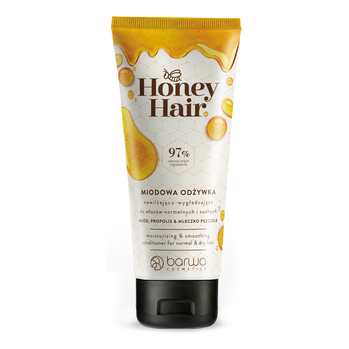 Barwa Honey Hair Odżywka nawilżająco-wygładzająca do włosów normalnych i suchych 200ml