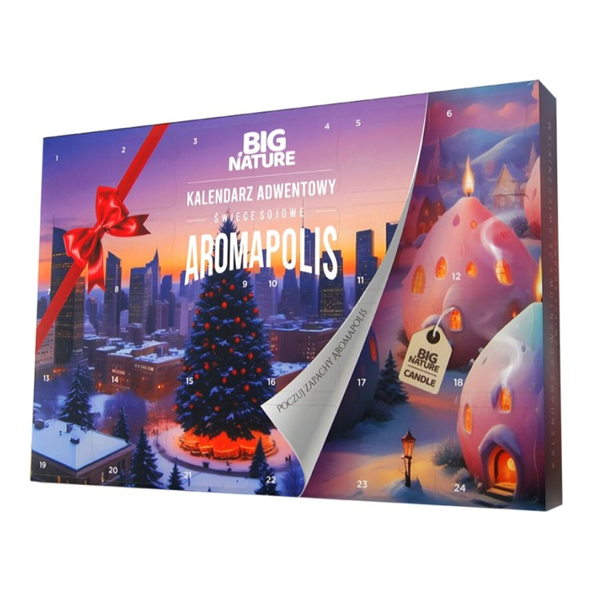 Big Nature Aromapolis kalendarz adwentowy ze świecami sojowymi 24szt