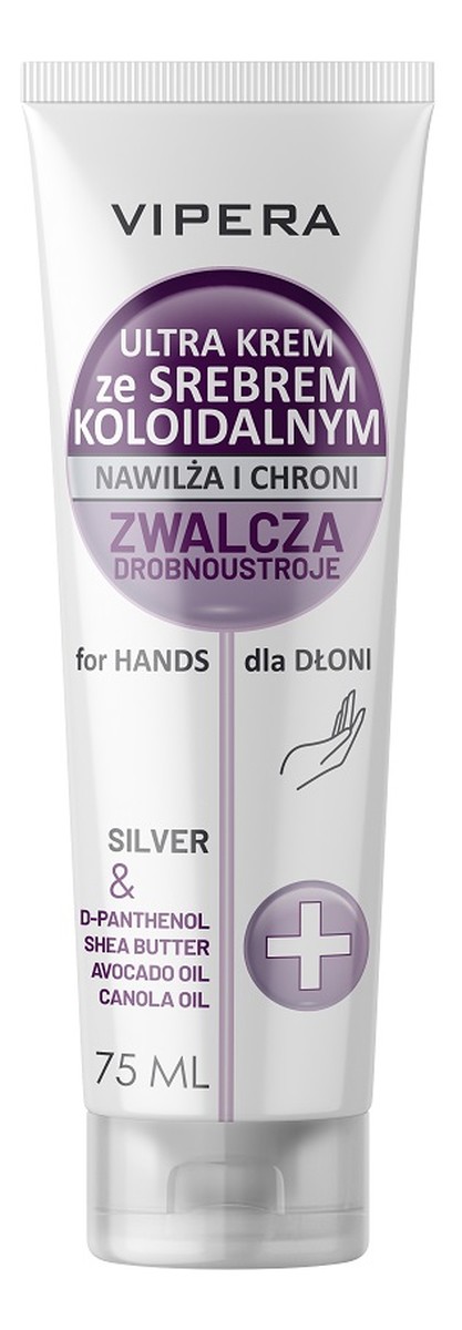 Ultra krem nawilżająco-ochronny ze srebrem koloidalnym do dłoni