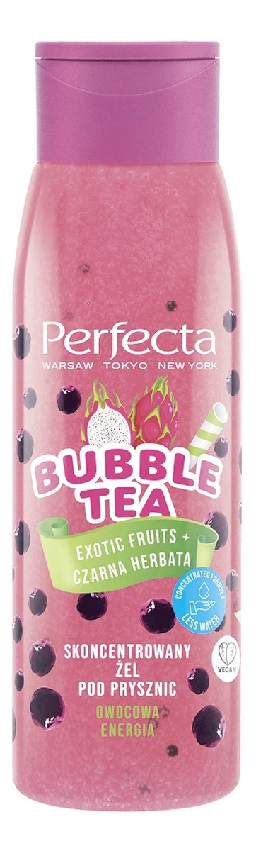 skoncentrowany Żel pod prysznic exotic fruits & czarna herbata