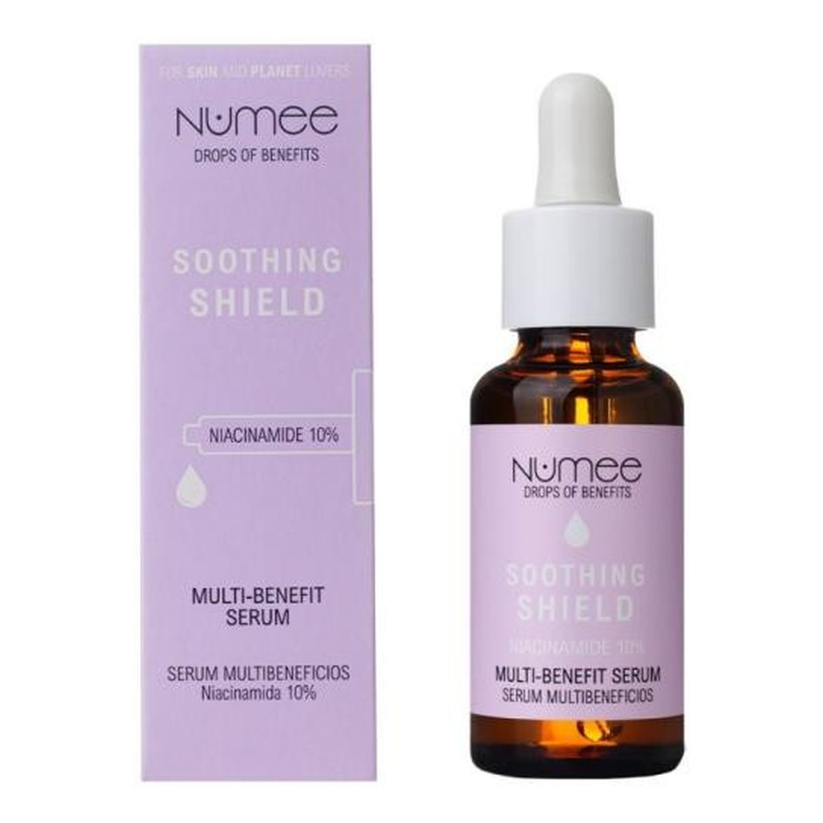 Numee Soothing Shield Serum do twarzy multifunkcyjne Niacynamid 10% 30ml