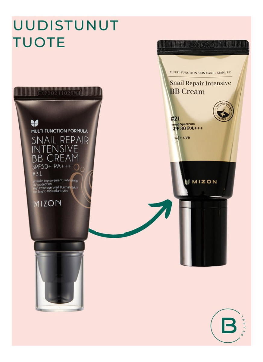 Snail Repair Intensive Krem BB ze śluzem ślimaka SPF30+ PA+++