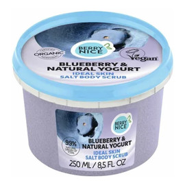 Peeling solny do ciała blueberry & natural yogurt