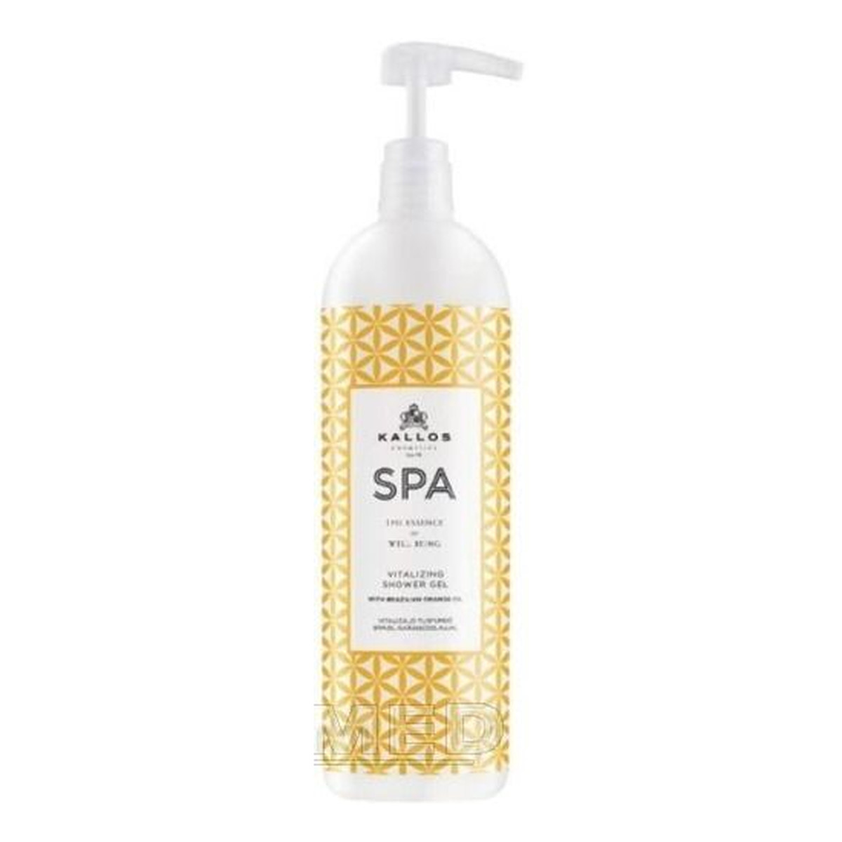 Kallos SPA Ultra-Light Body Lotion Ultra Lekki Balsam Do Ciała Z Brazylijskim Olejkiem Pomarańczowym 1000ml