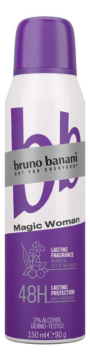 Bruno banani antyperspirant w sprayu magic women 150 ml