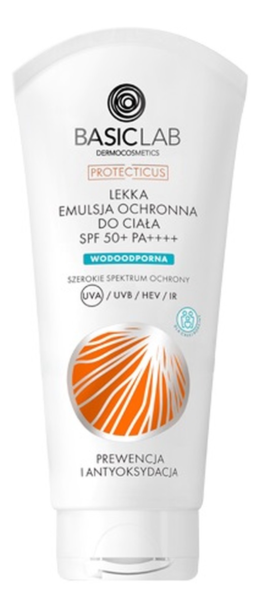 Emulsja ochronna do ciała spf50+ pa+++++ prewencja i antyoksydacja