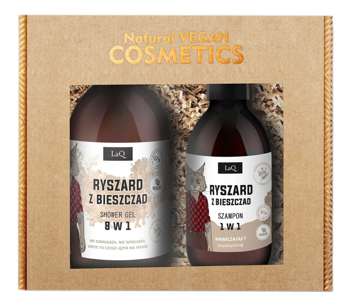 Zestaw żel pod prysznic 500ml + szampon 300ml