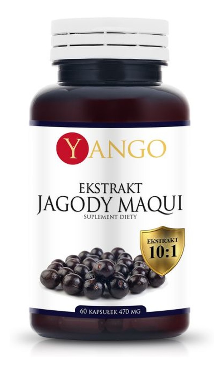 Ekstrakt z Jagody Maqui 470mg suplement diety 60 kapsułek