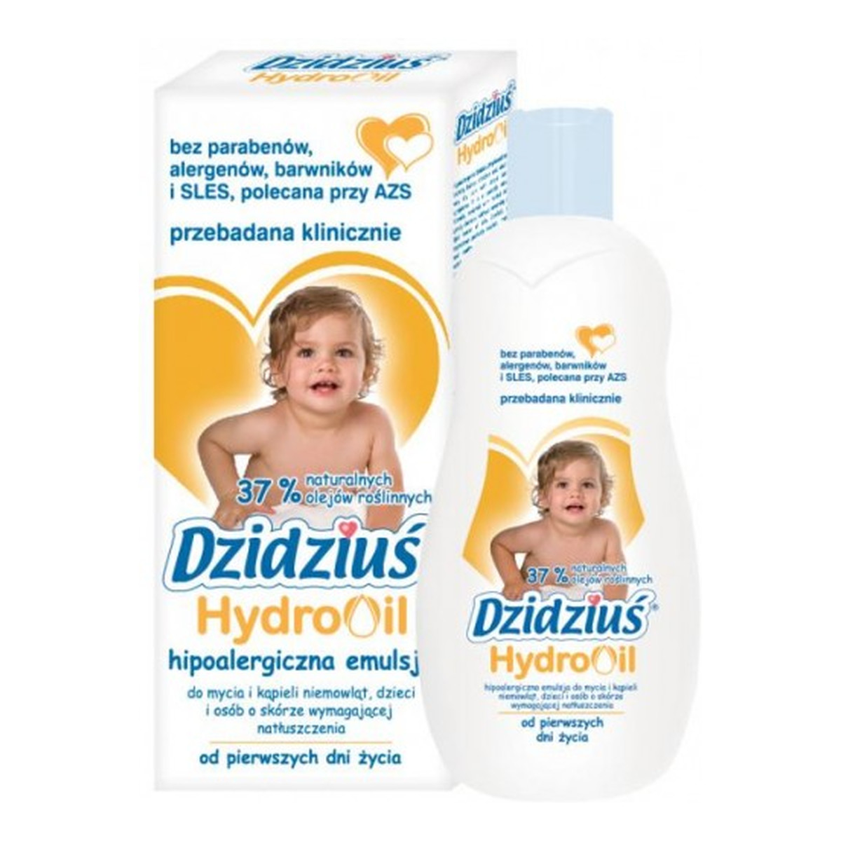 Dzidziuś Hipoalergiczna Emulsja HydroOil 300ml