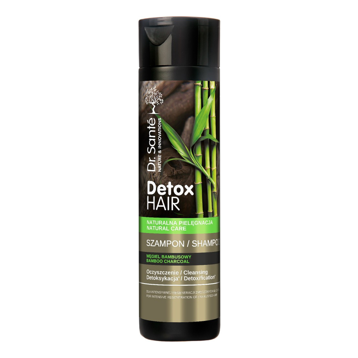 Dr. Sante Detox Hair Shampoo Szampon Do Włosów Zmęczonych Z Węglem Bambusowym 250ml
