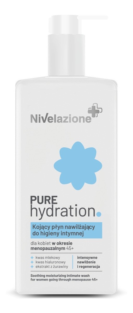 Nivelazione kojący płyn nawilżający do higieny intymnej