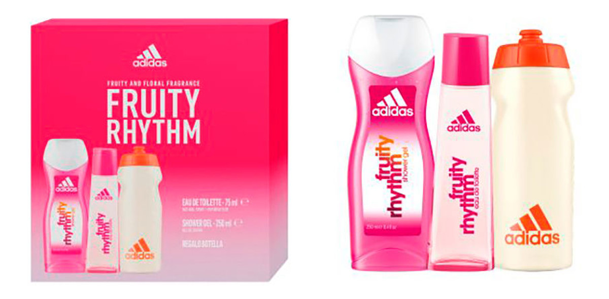 Zestaw woda toaletowa spray 75ml + żel pod prysznic 250ml + bidon