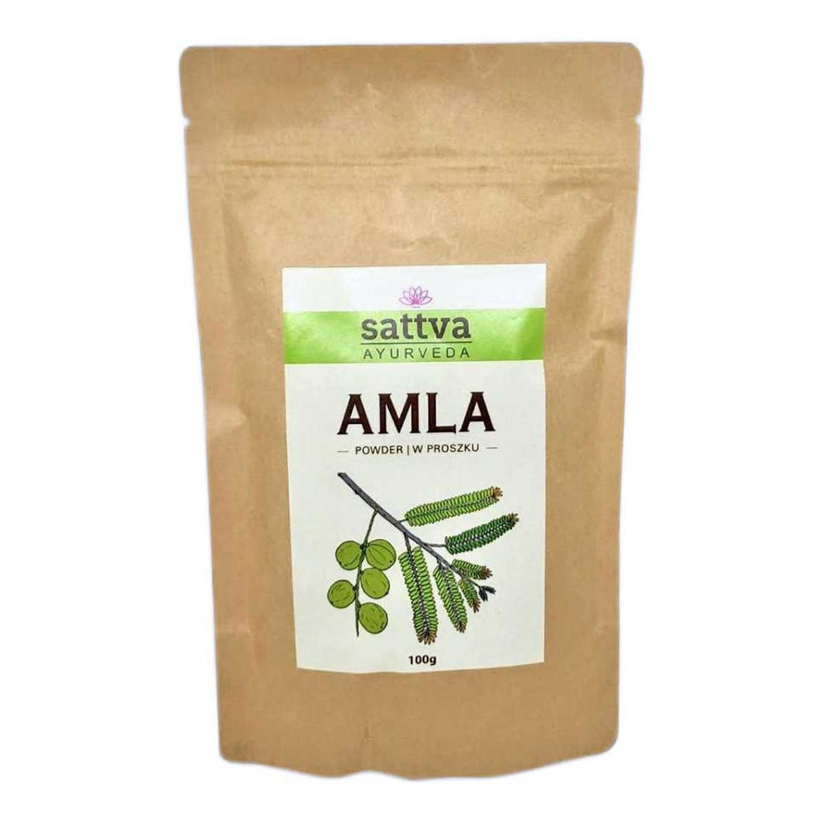 Sattva Powder zioła w proszku do włosów amla 100g