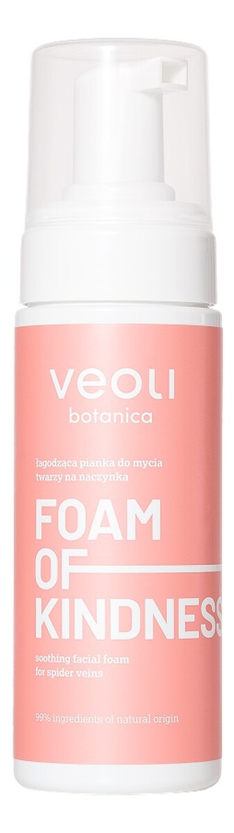 Foam of kindness łagodząca pianka do twarzy na naczynka