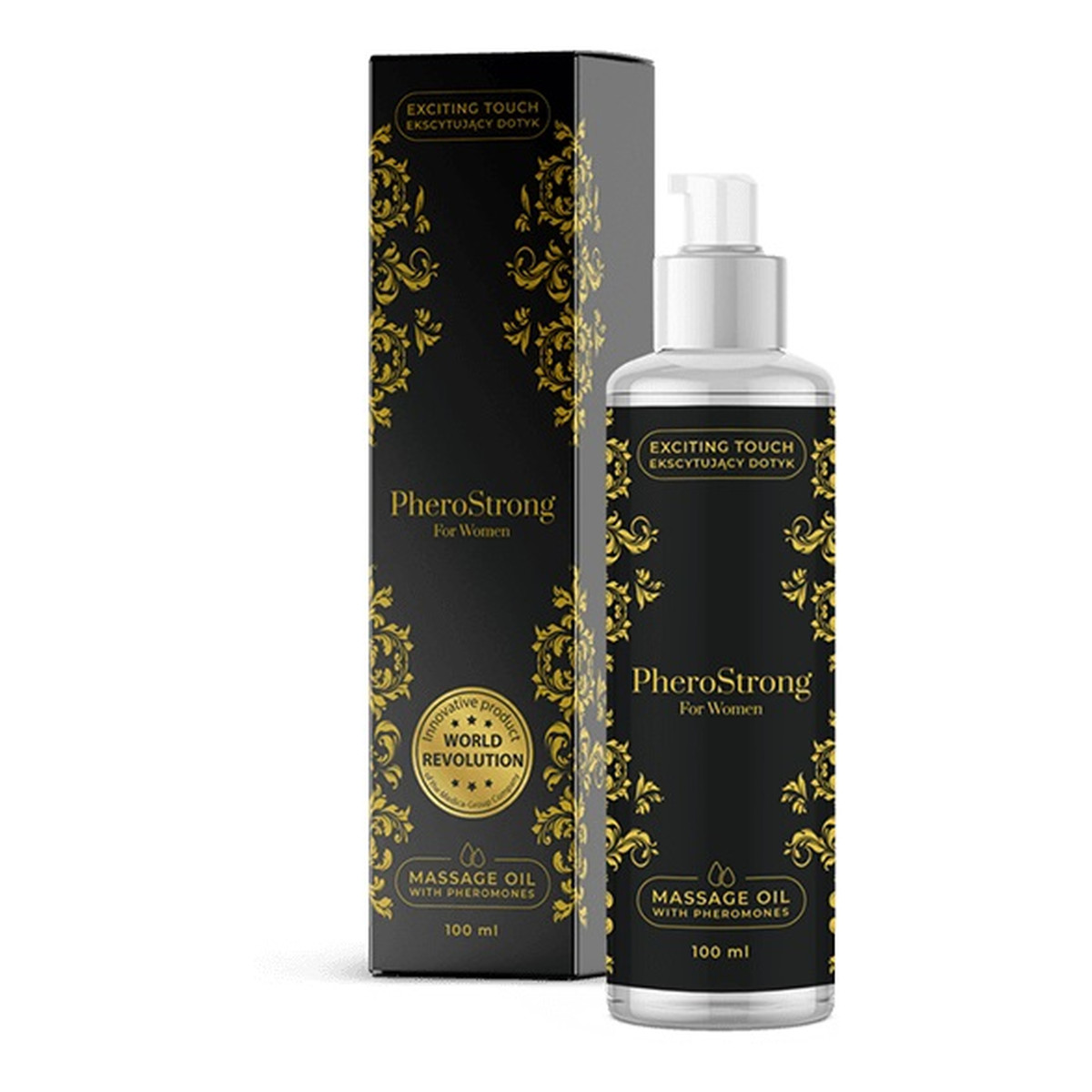 Pherostrong For Women Massage Oil With Pheromones Olejek do masażu z feromonami 100ml