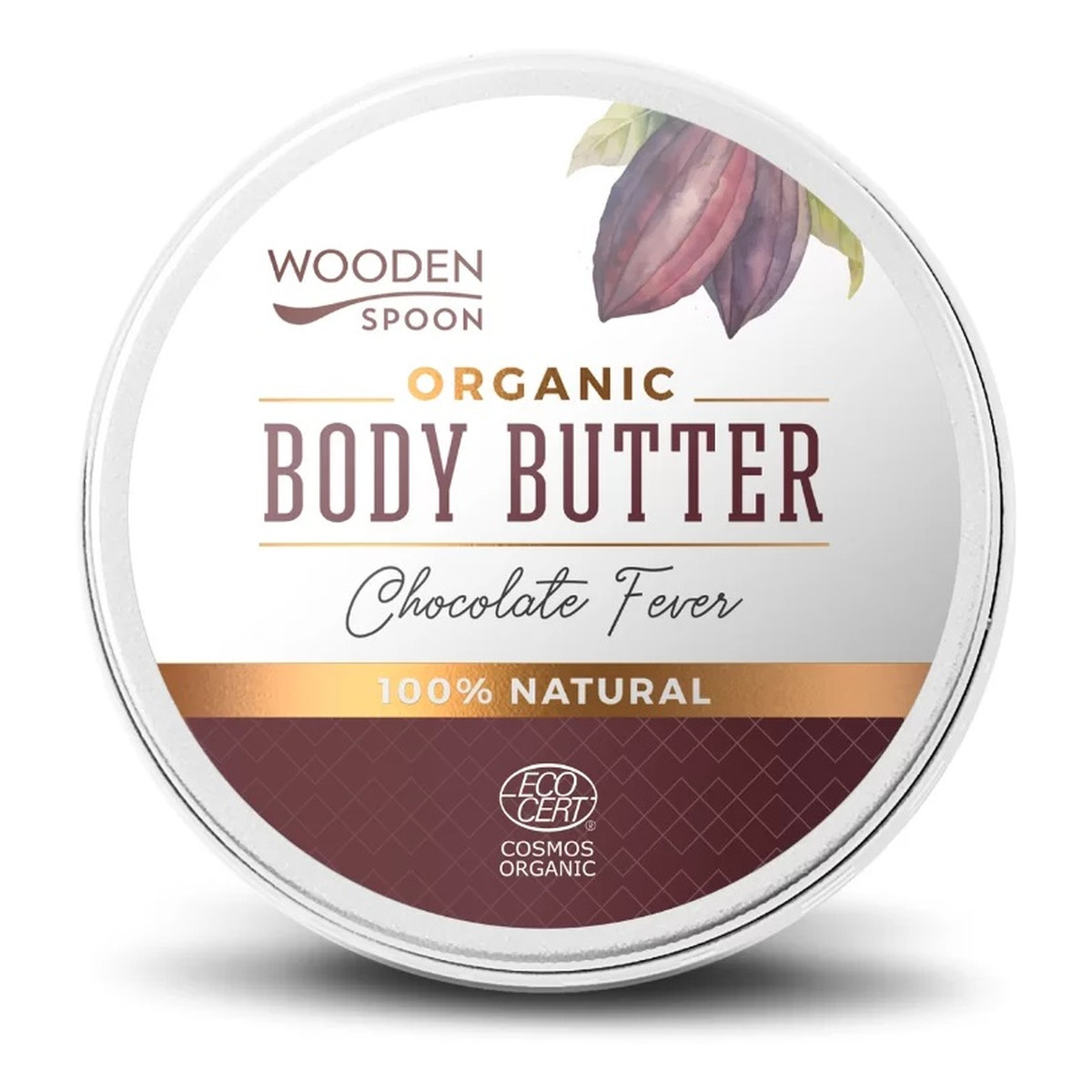 Wooden Spoon Organic body butter organiczne masło do ciała chocolate fever 100ml