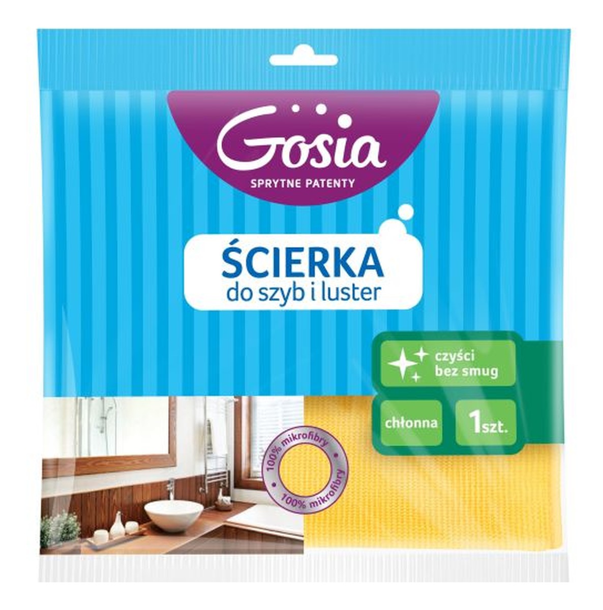 Ścierka z Mikrofibry Do Szyb I Luster