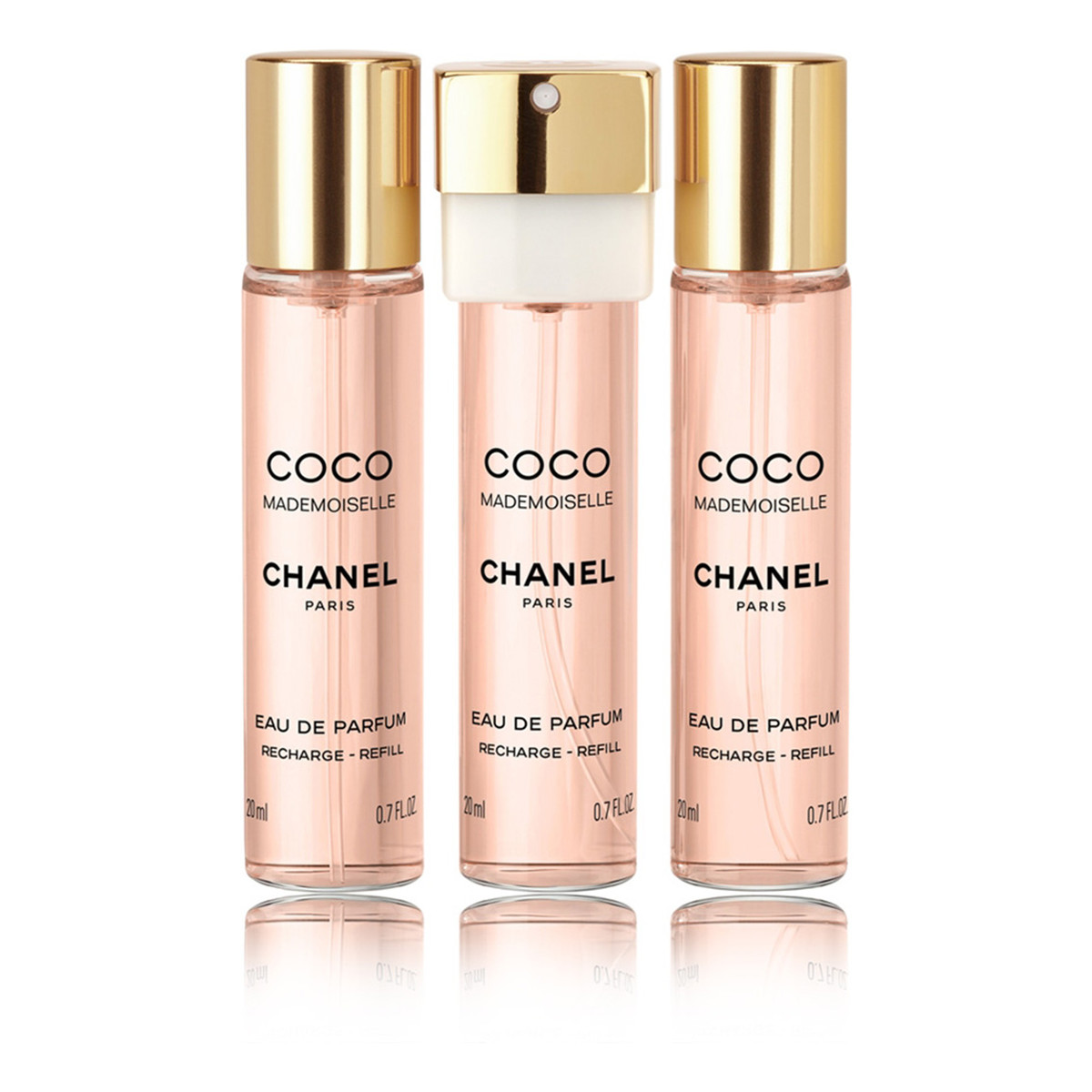 Chanel Coco Mademoiselle Woda perfumowana spray wkład 3x 20ml