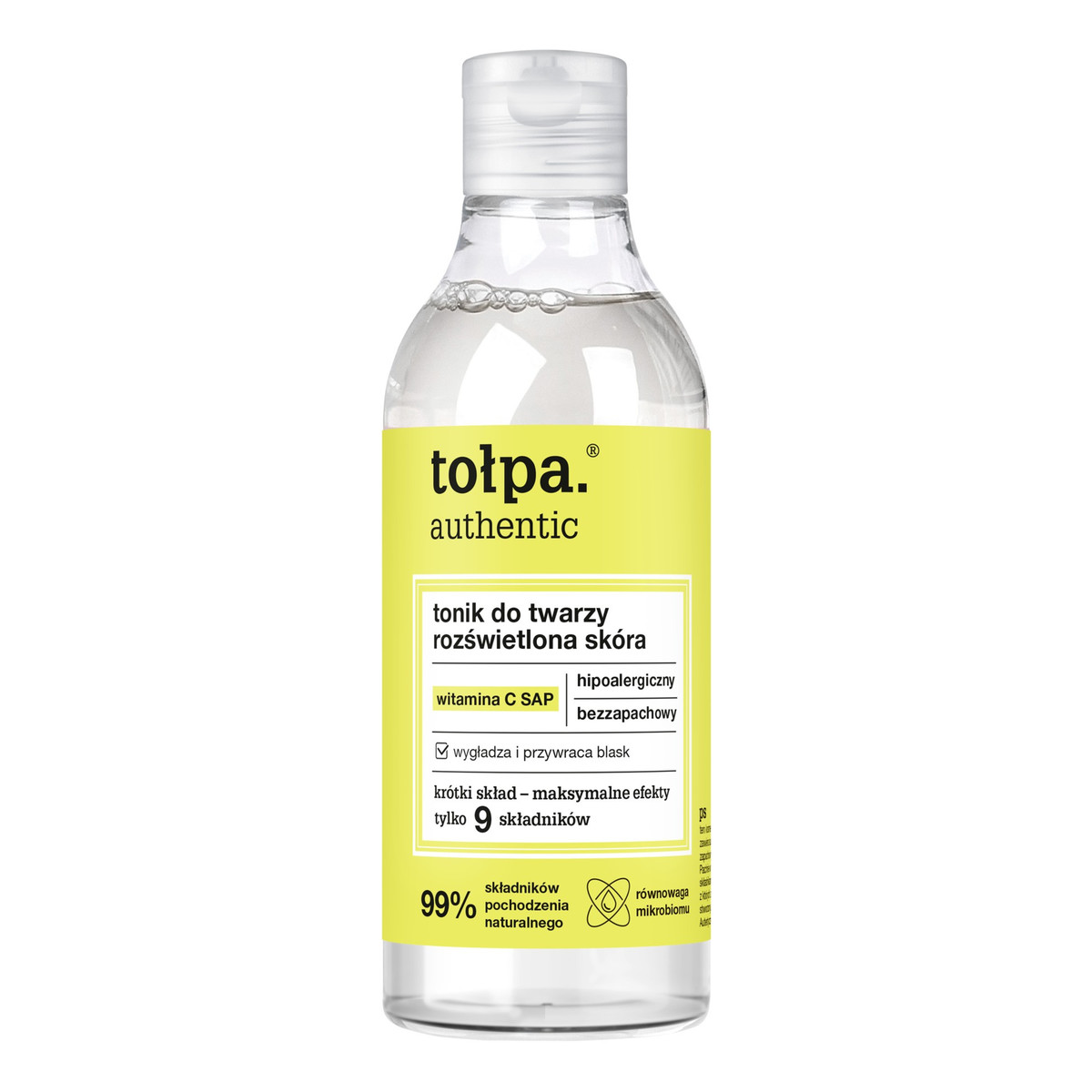 Tołpa Authentic tonik do twarzy-rozświetlona skóra (witamina c sap) 200ml