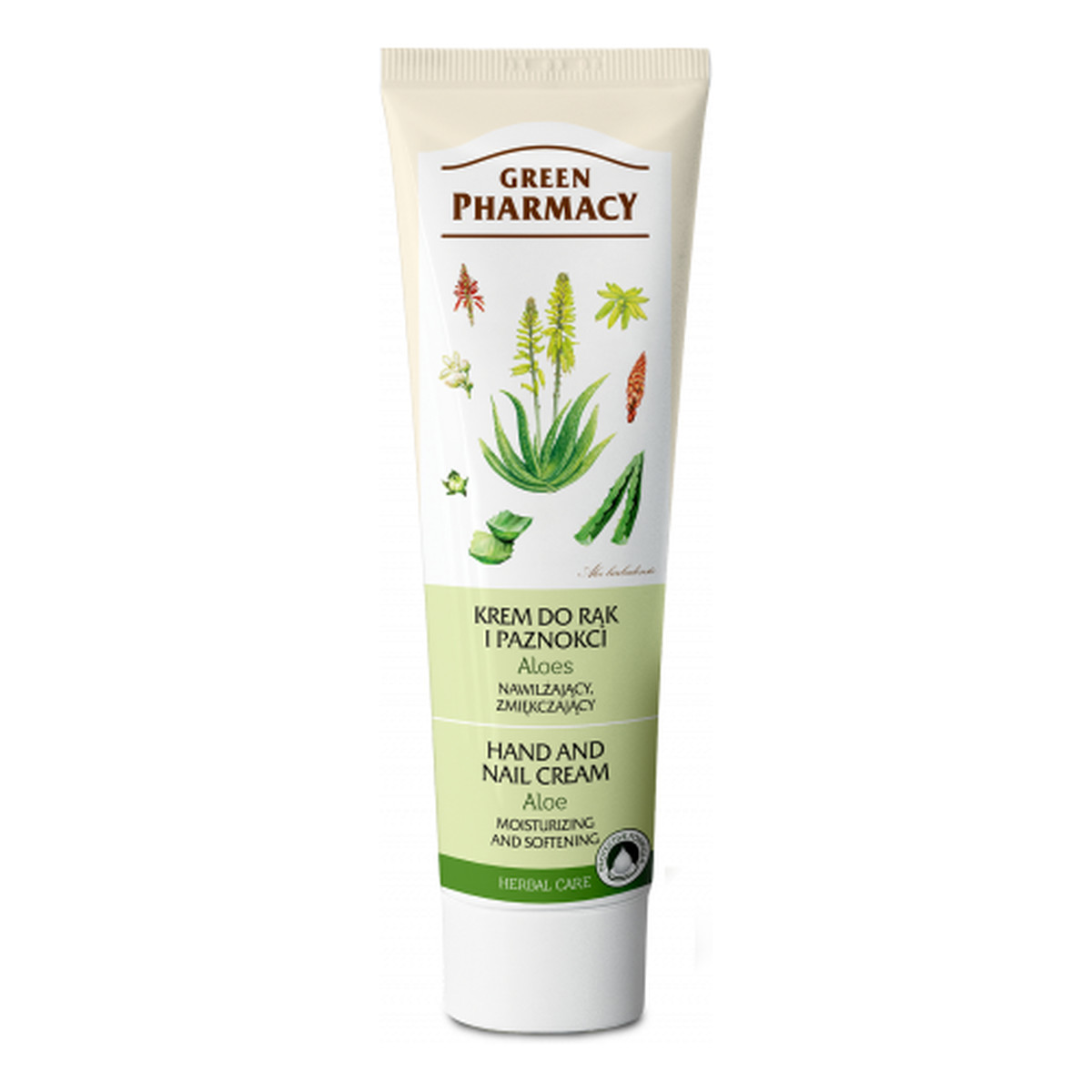 Green Pharmacy Herbal Cosmetics Hand Care Krem Do Rąk i Paznokci Aloes 100ml