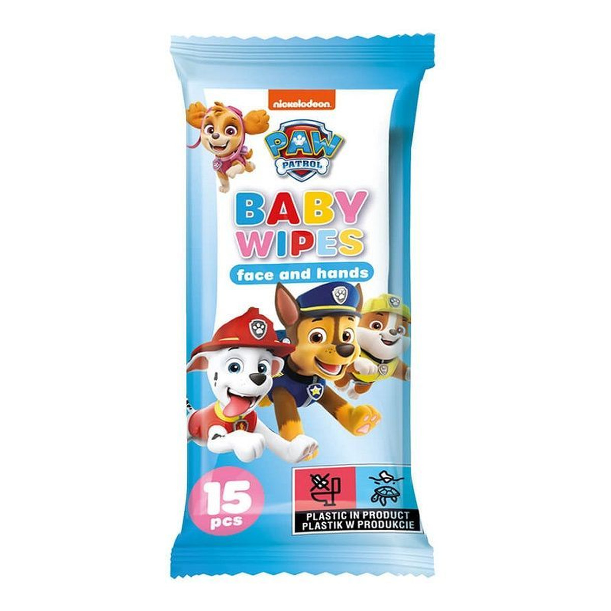 Paw Patrol Psi Patrol chusteczki buzia-rączki 15sztuk