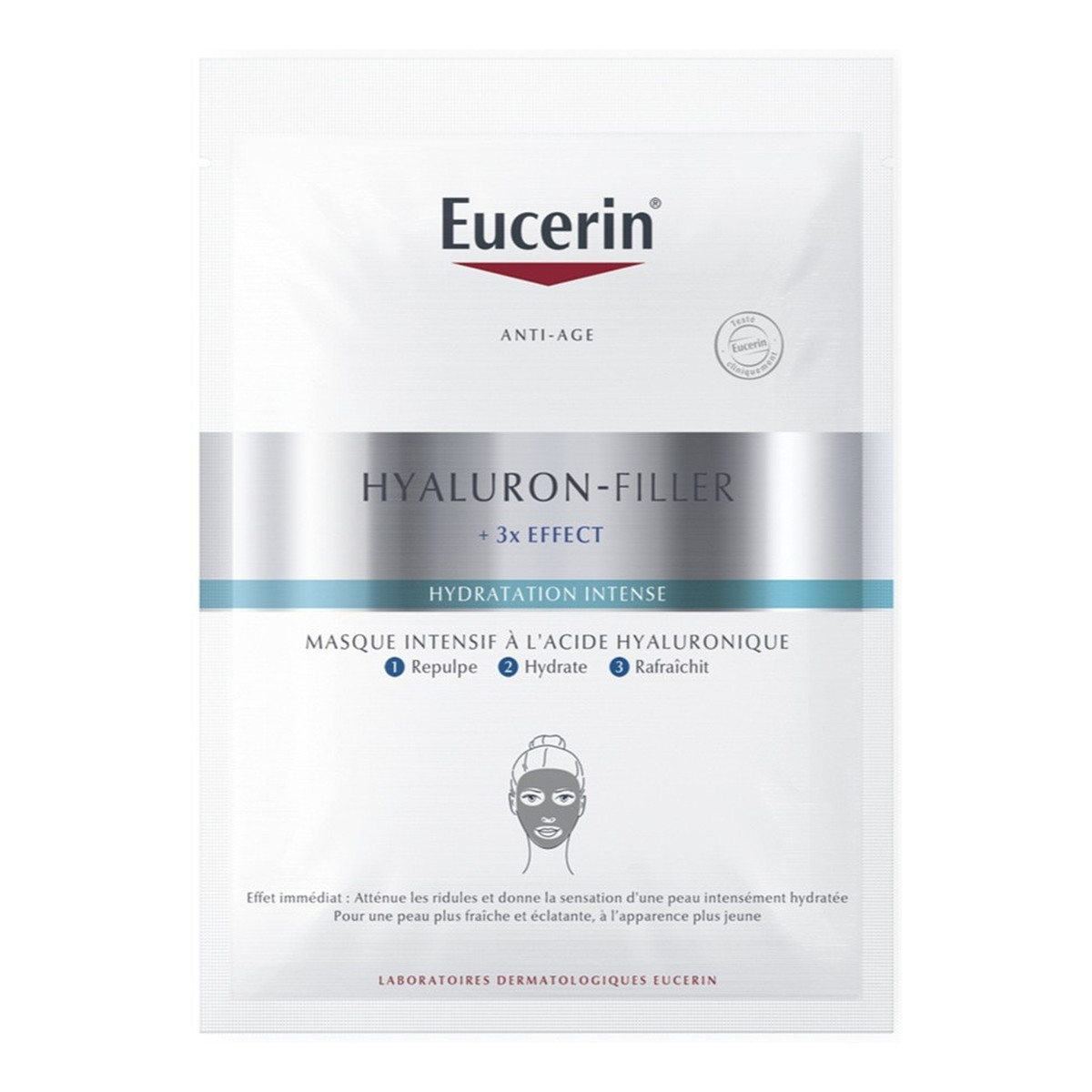 Eucerin Hyaluron-filler + 3x effect nawilżająca maseczka w płachcie 1szt