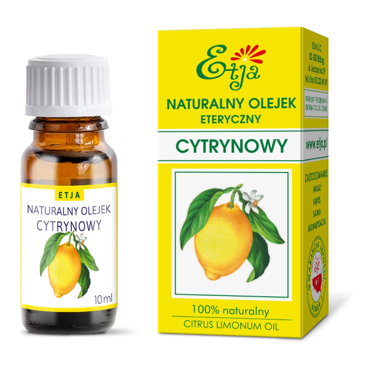 Etja Olejek eteryczny cytrynowy 10ml